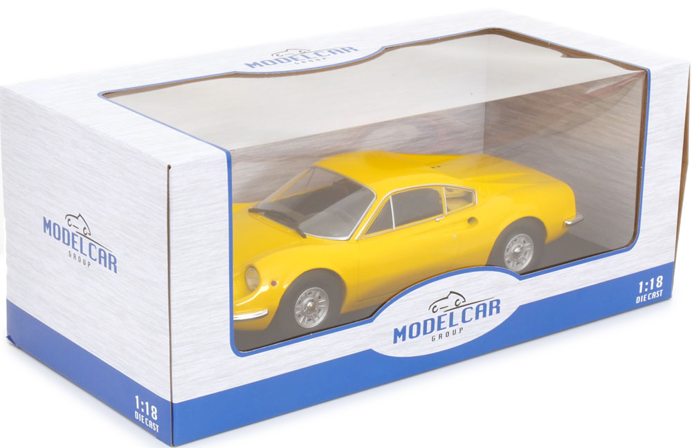 Ferrari Dino 246 GT 1969 yellow 1:18 MCG Modelcar Group