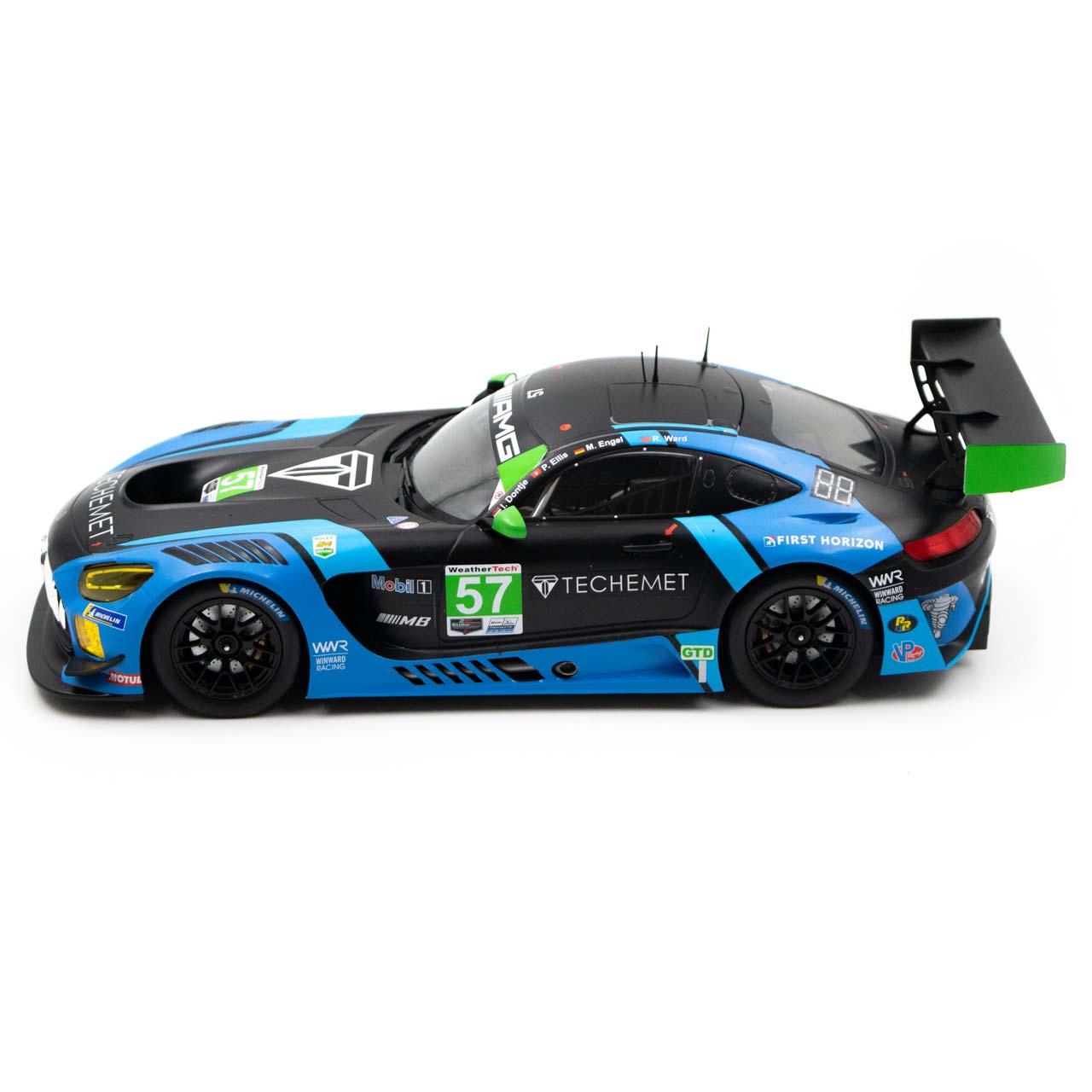 Mercedes-AMG GT3 EVO #57 Winward Racing 24H Daytona 2021 1:18 Ixo Models