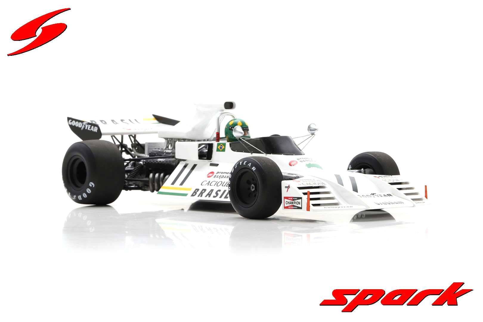 Brabham BT42  #11 Wilson Fittipaldi Monaco GP 1973 1:18 Spark