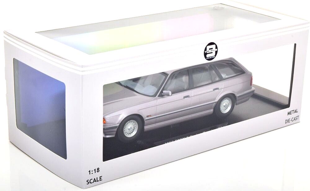 BMW 5-series Touring E34 1996 artic silver 1:18 Triple9 Collection
