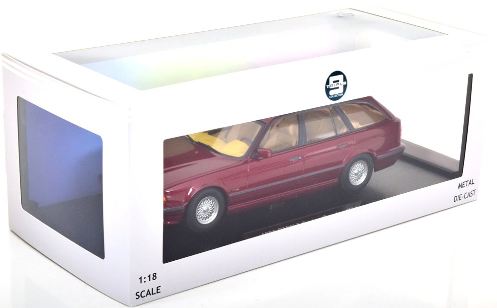 BMW 5-series Touring E34 1996 calypso red metallic 1:18 Triple9 Collection