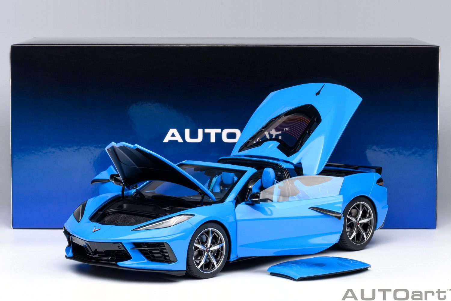 Chevrolet Corvette C8 Stingrey Z51 2020 rapid blue 1:18 AUTOart
