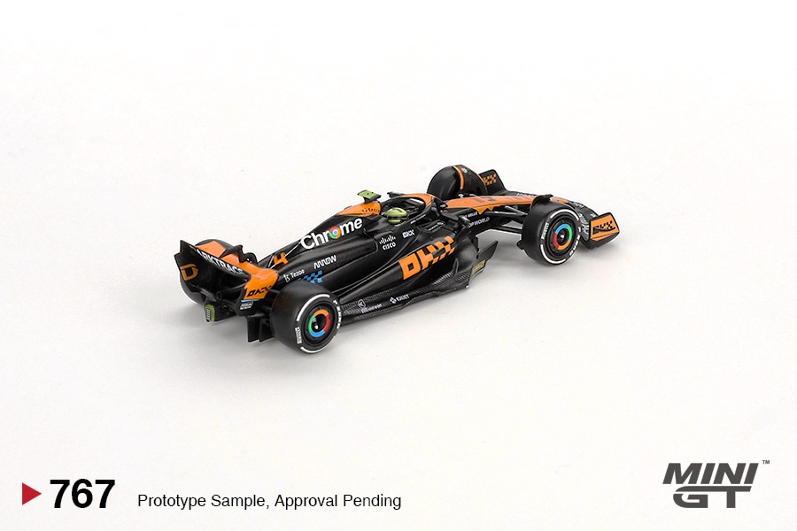 McLaren MCL60 #4 Lando Norris F1 2nd Place Japanese GP 2023 1:64 Mini GT