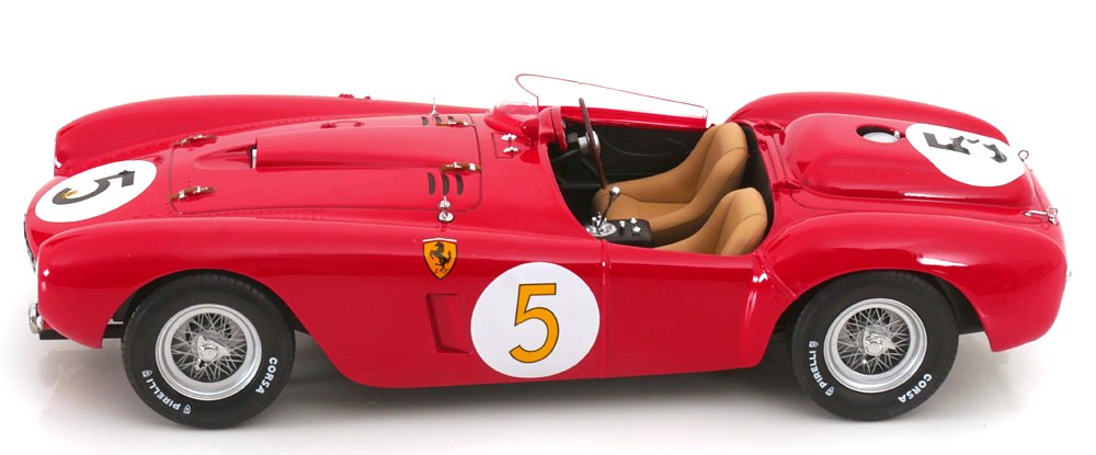 Ferrari 375 Plus 5.0L V12 Spider Team Scuderia Ferrari #5 L.Rosier/R.Manzon 24H Le Mans 1954 1:18 KK Scale