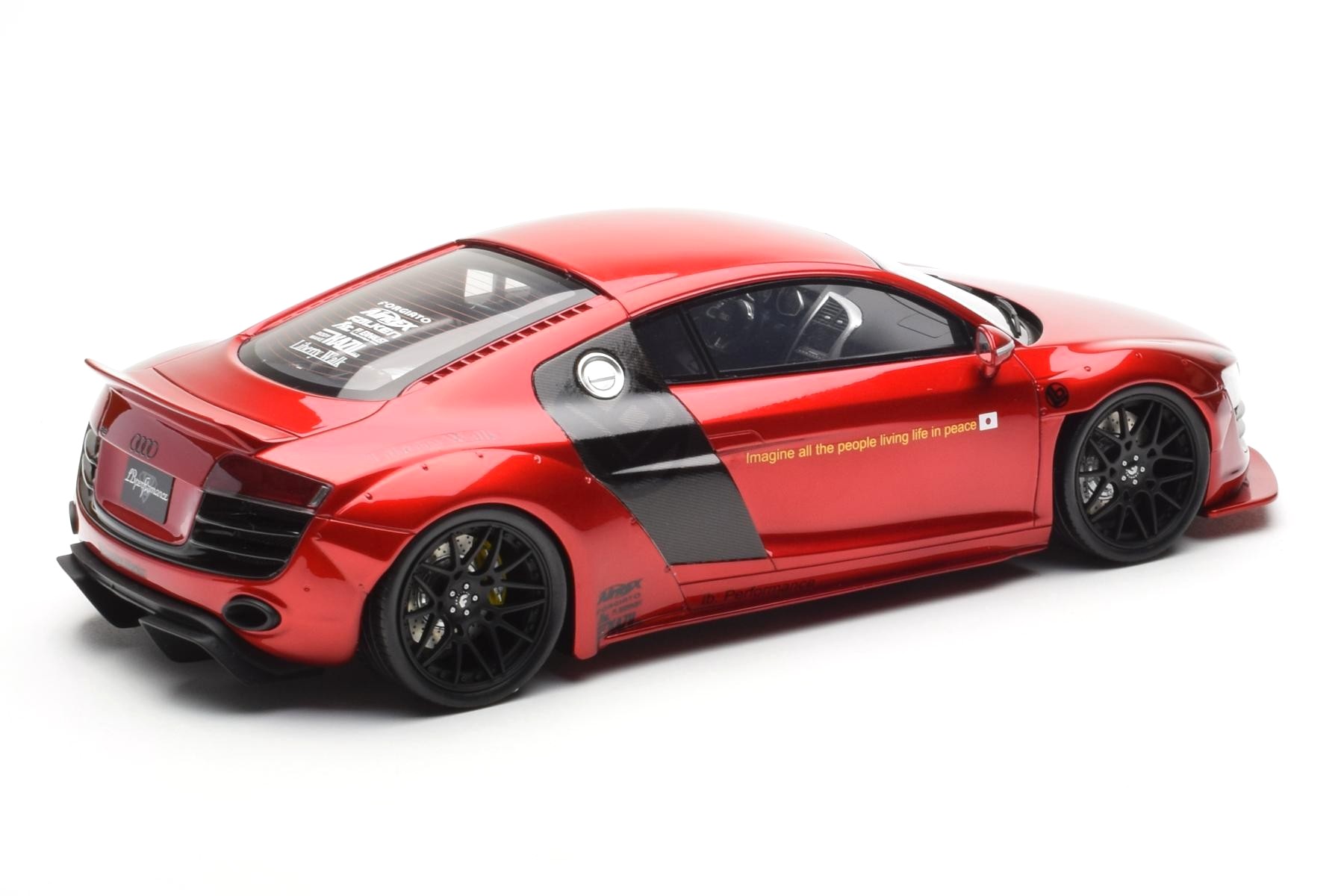 Audi R8 By LB-Works 2022 candy red 1:18 GT Spirit