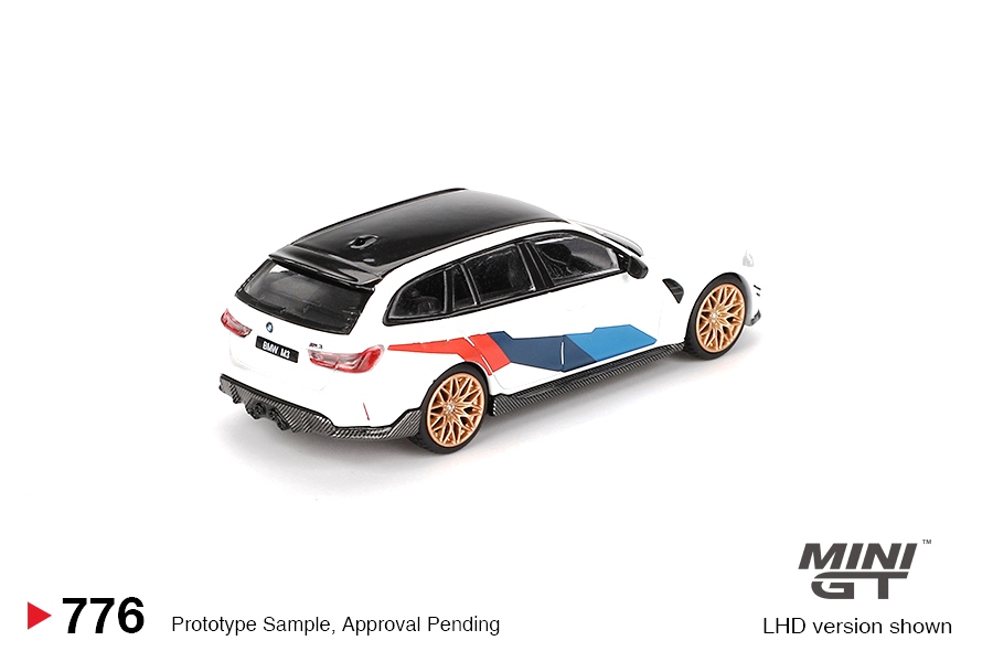 BMW M3 M Performance Touring 2023 Alpine White 1:64 Mini GT