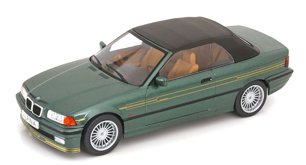 BMW Alpina B3 3.2 Cabriolet 1996 green metallic 1:18 MCG Modelcar Group