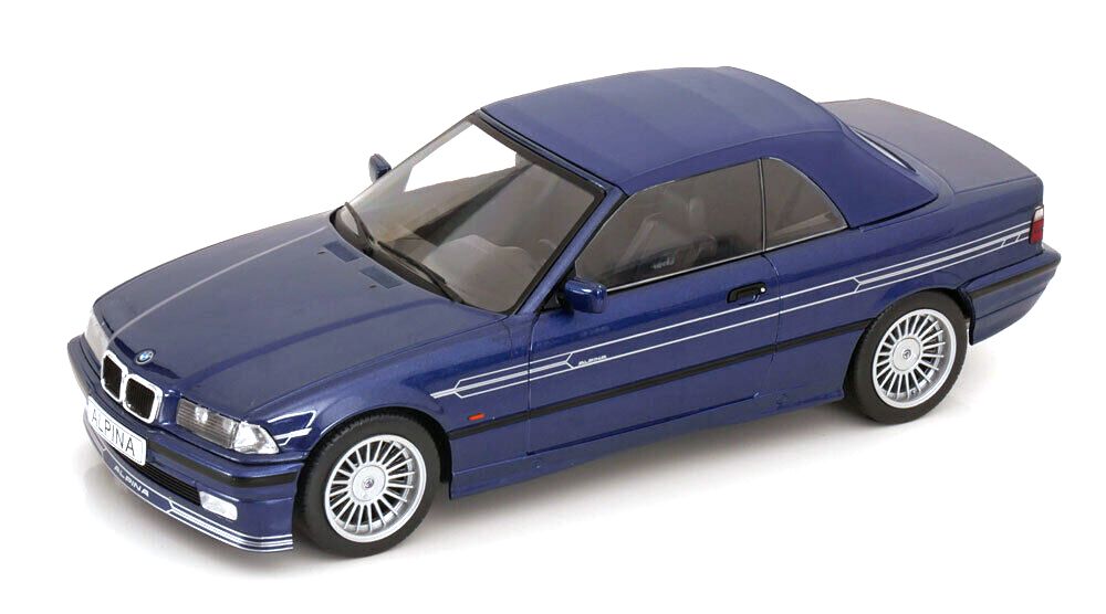 BMW Alpina B3 3.2 Cabriolet 1996 blue metallic 1:18 MCG Modelcar Group