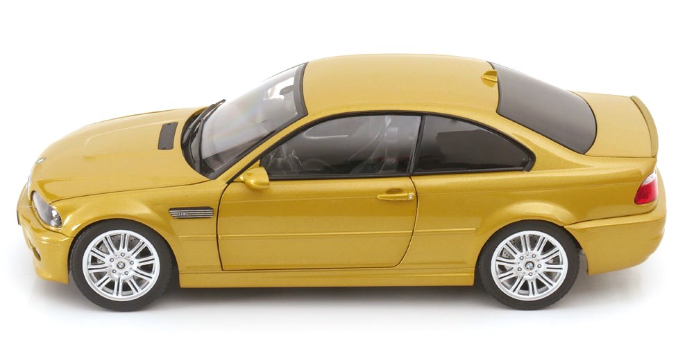 BMW M3 E46 2000 yellow metallic 1:18 Norev