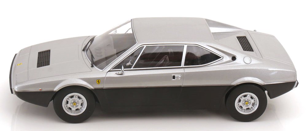 Ferrari Dino 308 GT4 1974 silver/black 1:18 KK Scale