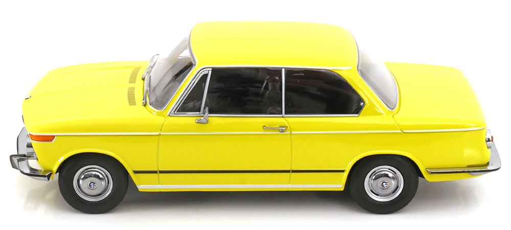 BMW 1602 1-Series 1971 yellow 1:18 KK Scale