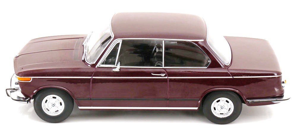 BMW 2002ti 1-Series 1971 dark red 1:18 KK Scale
