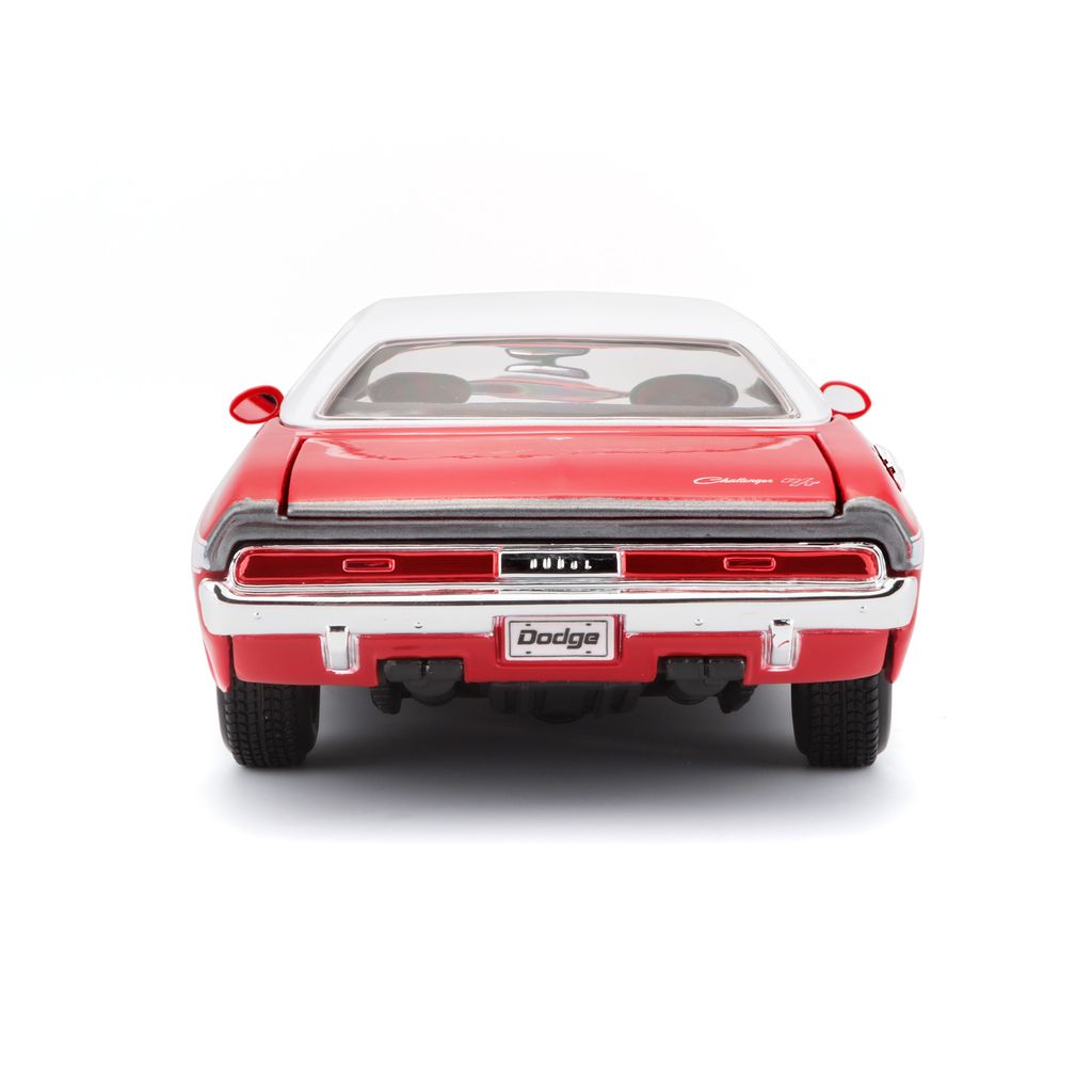 Dodge Challenger R/T Coupe 1970 red/white 1:24 Maisto