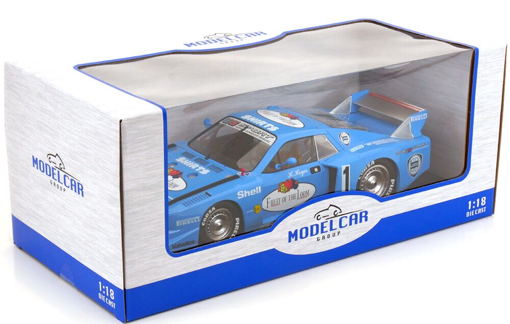 Lancia Beta Montecarlo Gr.5 Fruit of the Loom #1 Heyer DRM ADAC Supersprint Nürburgring 1981 1:18 MCG Modelcar Group