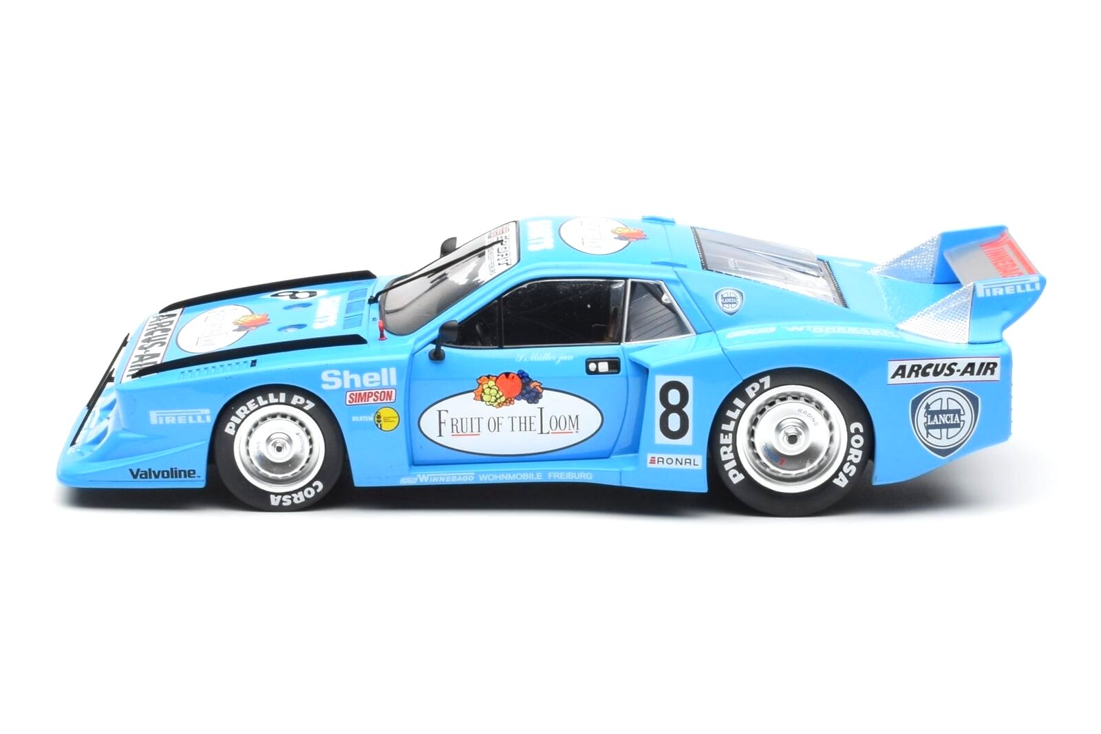 Lancia Beta Montecarlo Gr.5 #8 S.Müller Jr. Fruit of the Loom DRM ADAC Supersprint Nürburgring 1981 1:18 MCG Modelcar Group