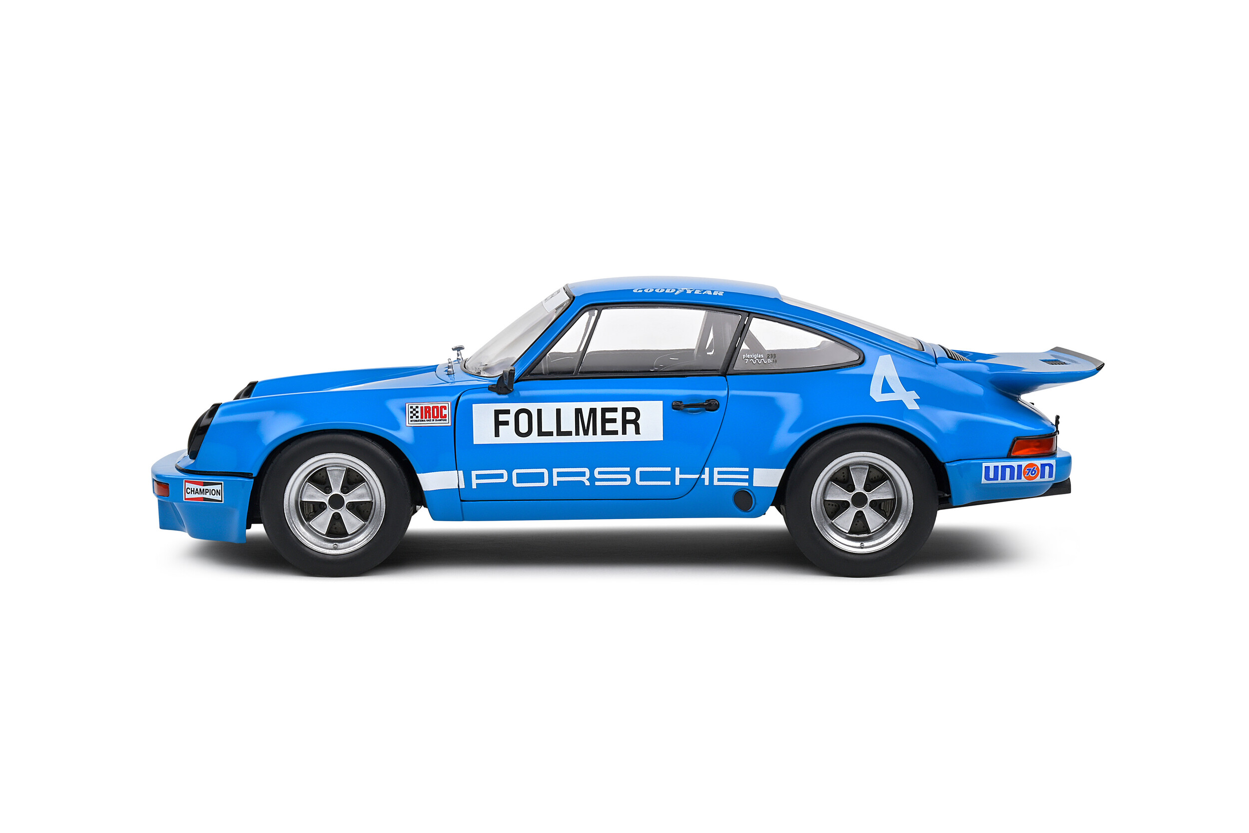 Porsche 911 IROC #4 Follmer IROC Riverside 1974 1:18 Solido