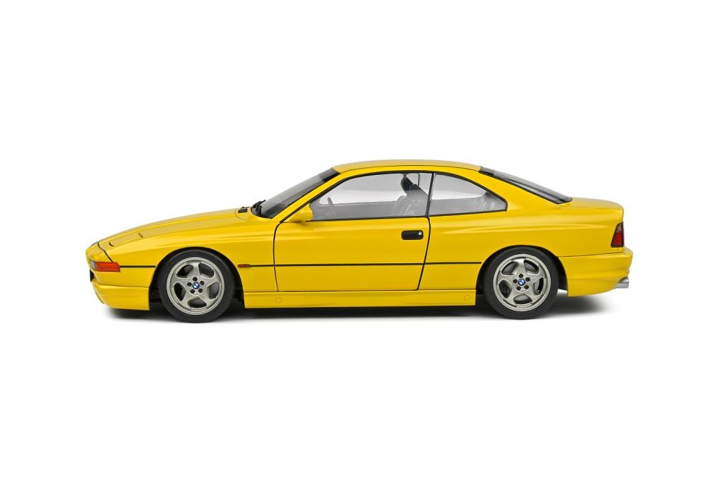 BMW 850 E31 SCI 1990 yellow 1:18 Solido