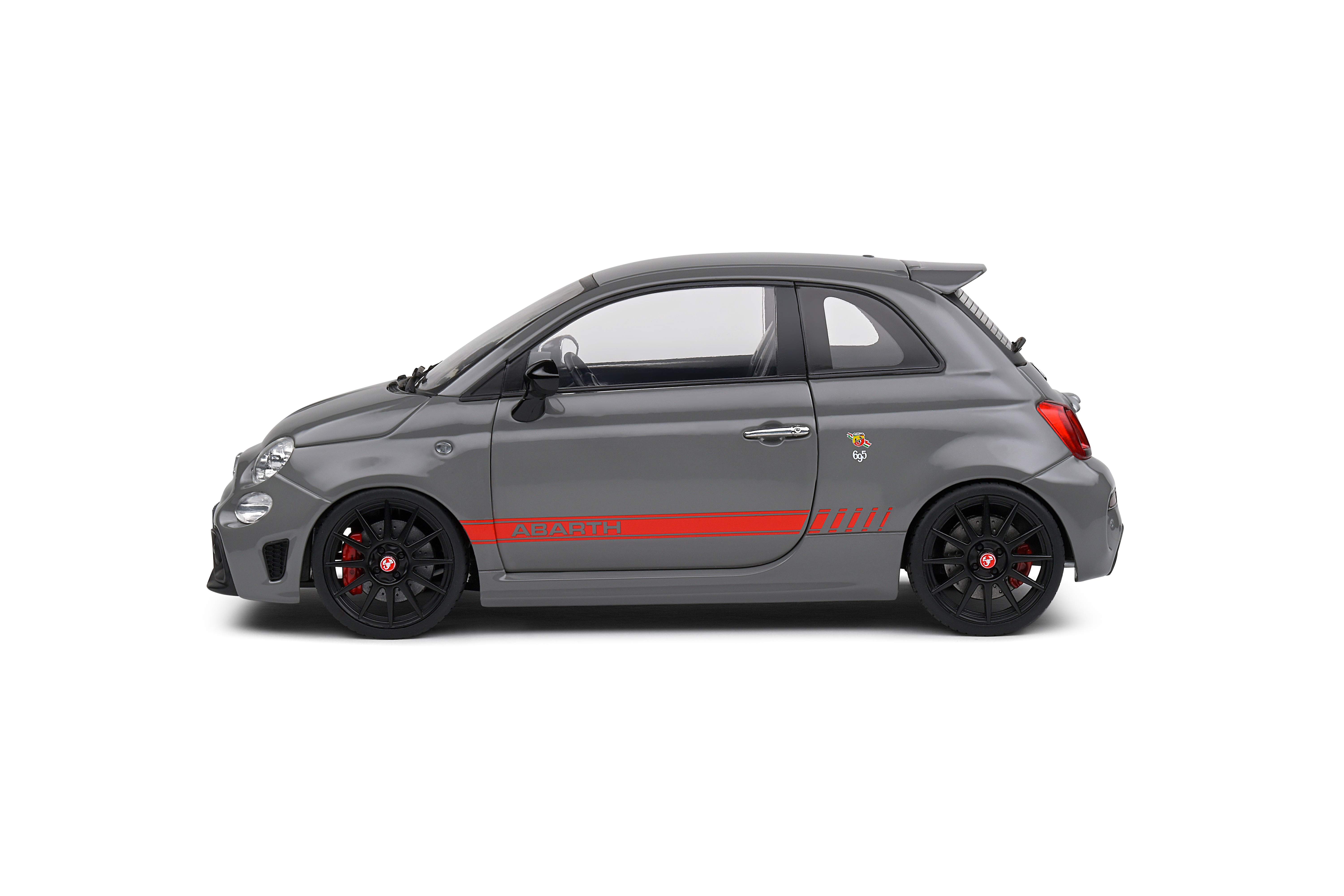 Fiat 695 Abarth XSR Edition Yamaha 2022 grey 1:18 Solido