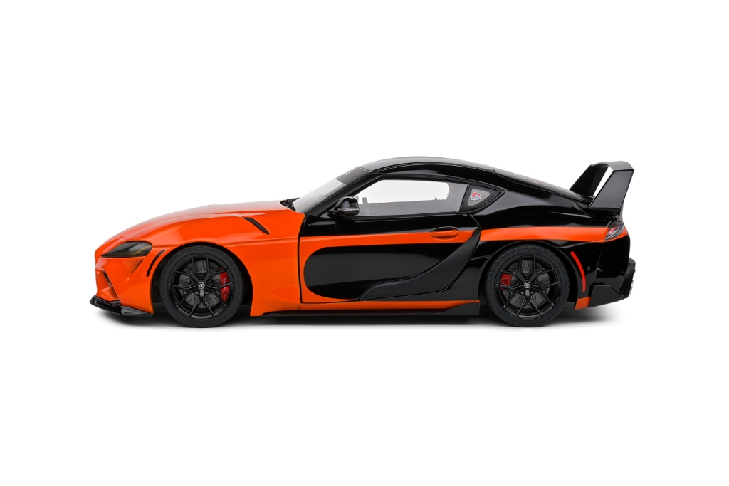 Toyota GR Supra 2024 orange 1:18 Solido