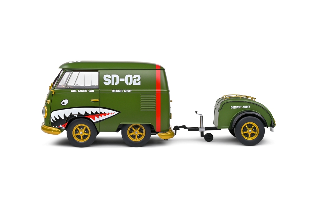 Volkswagen Kool Kombi 1950 green 1:18 Solido