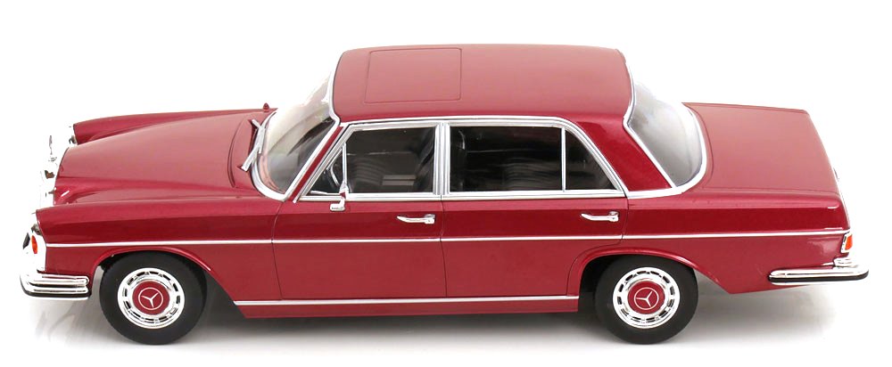 Mercedes-Benz S-Class 300SEL 6.3 W109 1967-1972 red metallic 1:18 KK Scale