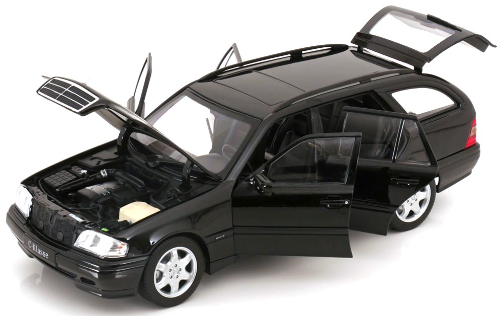 Mercedes-Benz C Klasse W202 Kombi 1997 black 1:18 Norev