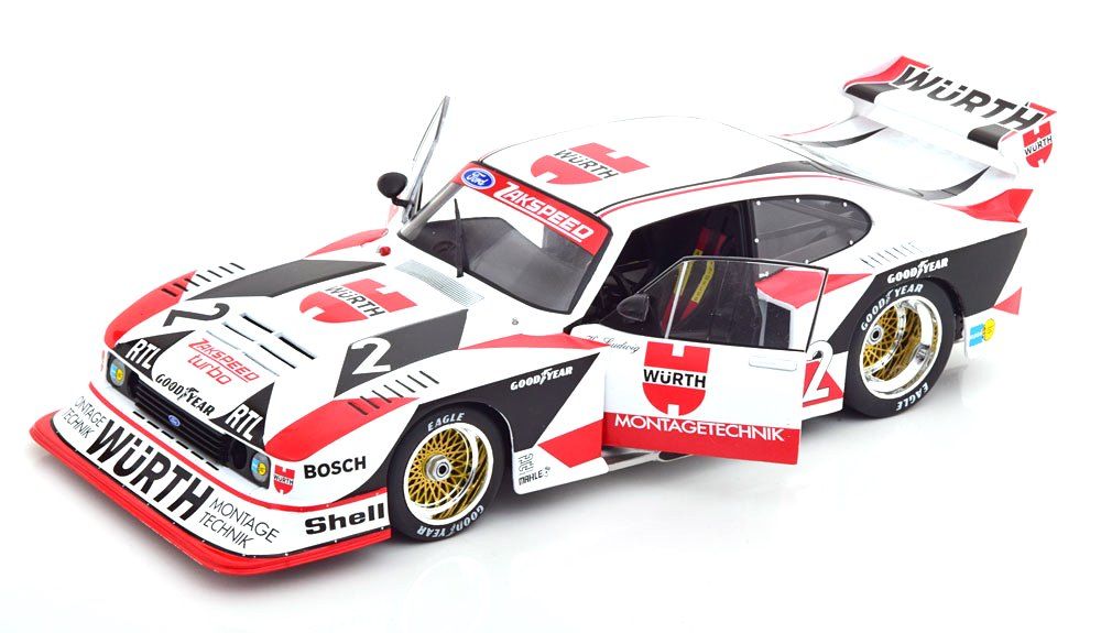 Ford Capri Turbo Zakspeed GR.5 #2 Ludwig DRM Champion 1981 1:18 Werk83