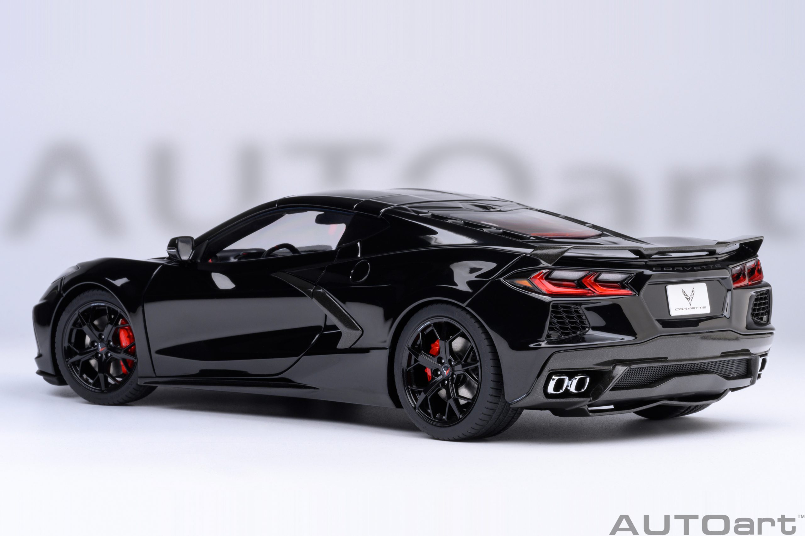 Chevrolet Corvette C8 Stingray Z51 2020 black 1:18 AUTOart