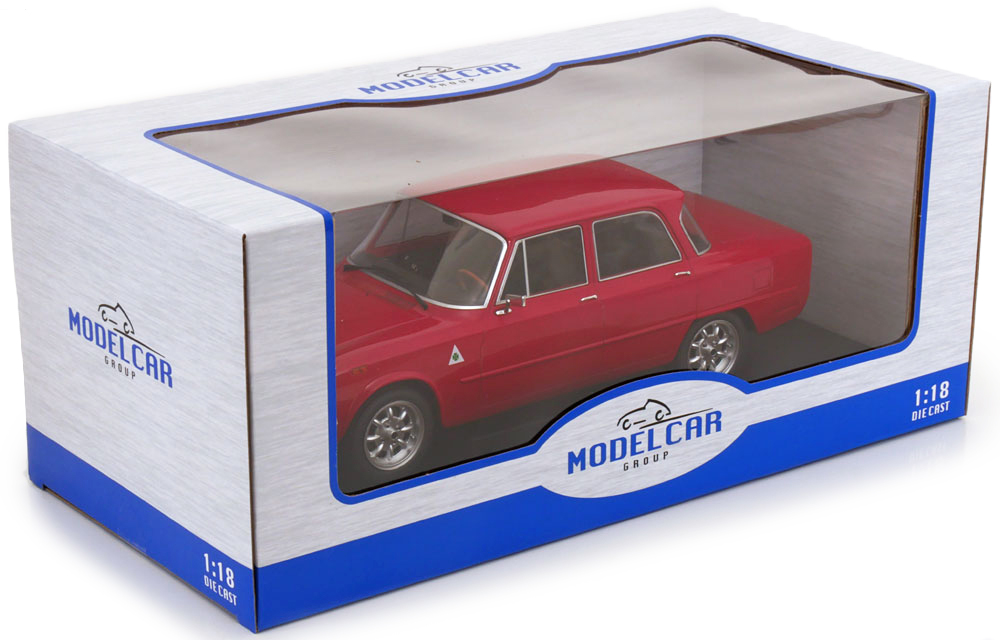 Alfa Romeo Giulia Nuova Super 1974 red 1:18 MCG Modelcar Group