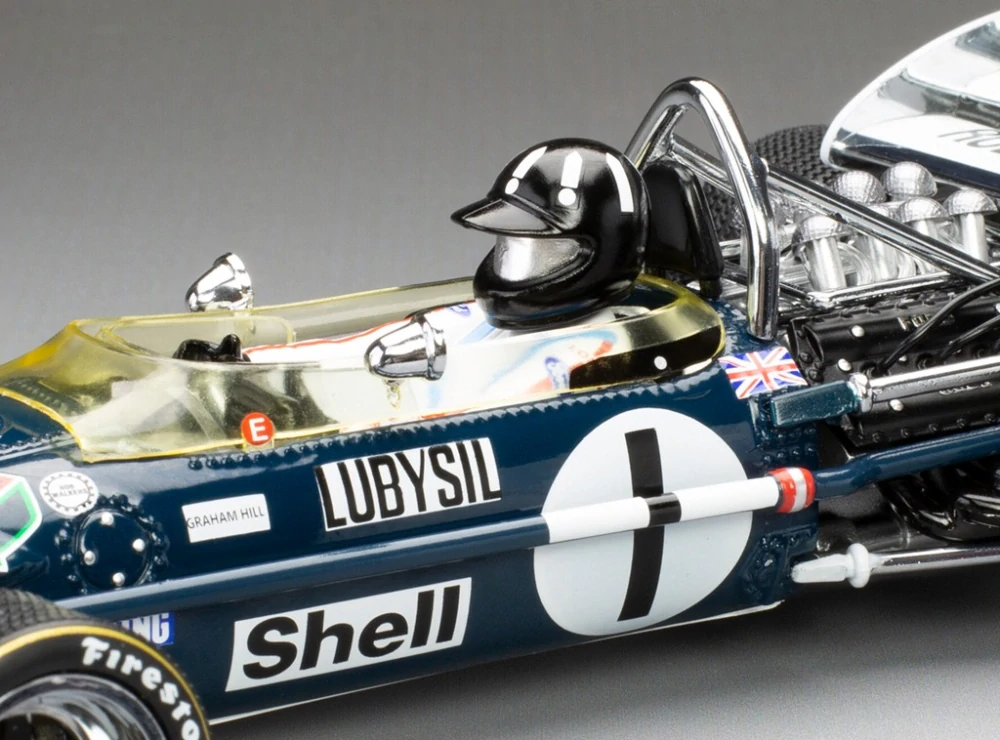 Lotus 49C F1 #1 G.Hill Monaco GP 1970 1:18 Quartzo