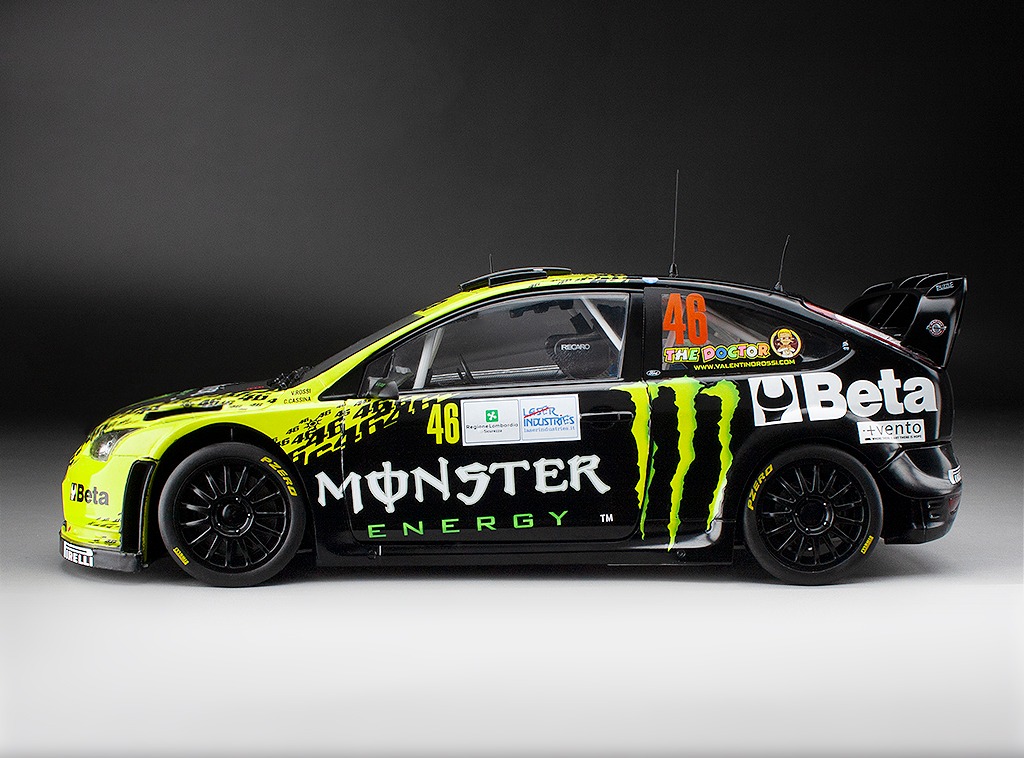 Ford Focus RS WRC08 #46 Rossi/Cassina Rallye Monza 2009 1:18 Sun Star