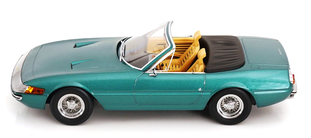 Ferrari 365 GTS Daytona Spyder 1.Series 1969 green metallic 1:18 KK Scale