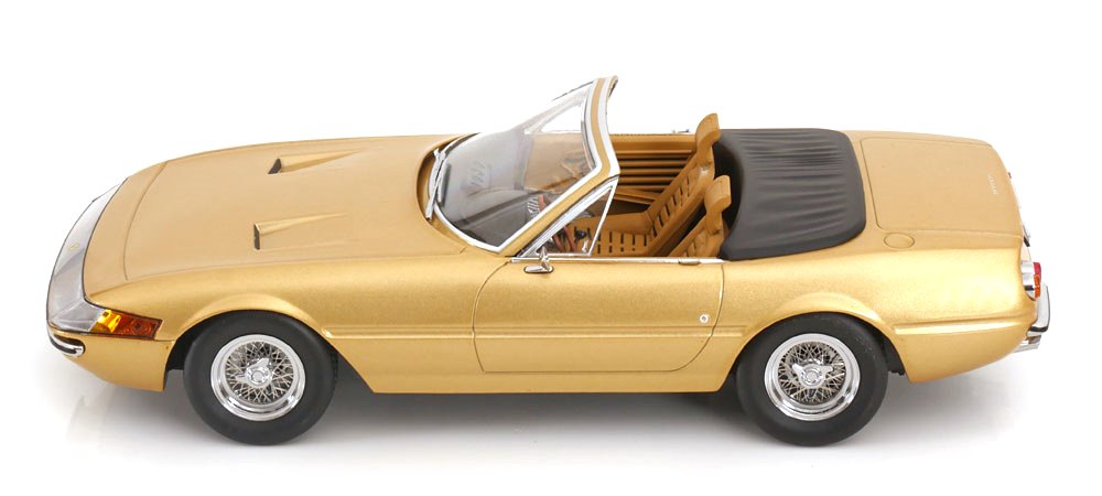 Ferrari 365 GTS Daytona Spyder 1.Series 1969 gold metallic 1:18 KK Scale