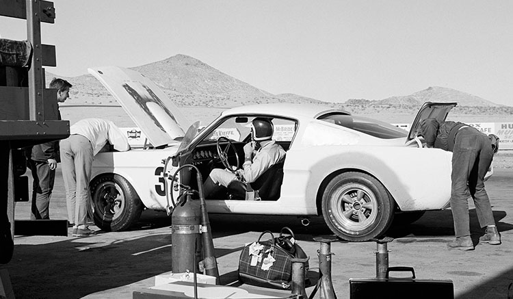 Shelby GT350 *Prototype* 1965 white 1:18 Acme Diecast
