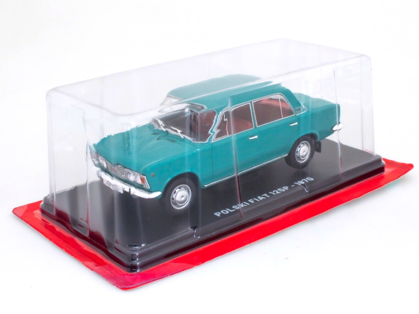 Polski Fiat 125P 1970 green 1:24 Hachette