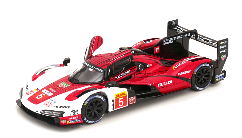Porsche 963 9RD 4.6L Turbo V8 24h Le Mans 2023 1:24 Bburago