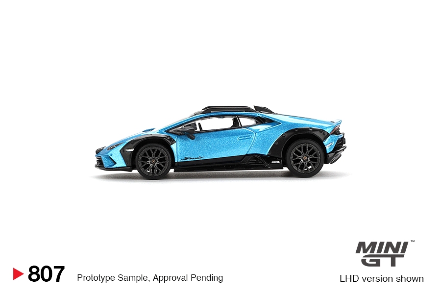 Lamborghini Huracán Sterrato 2023 Blu Aegir 1:64 Mini GT
