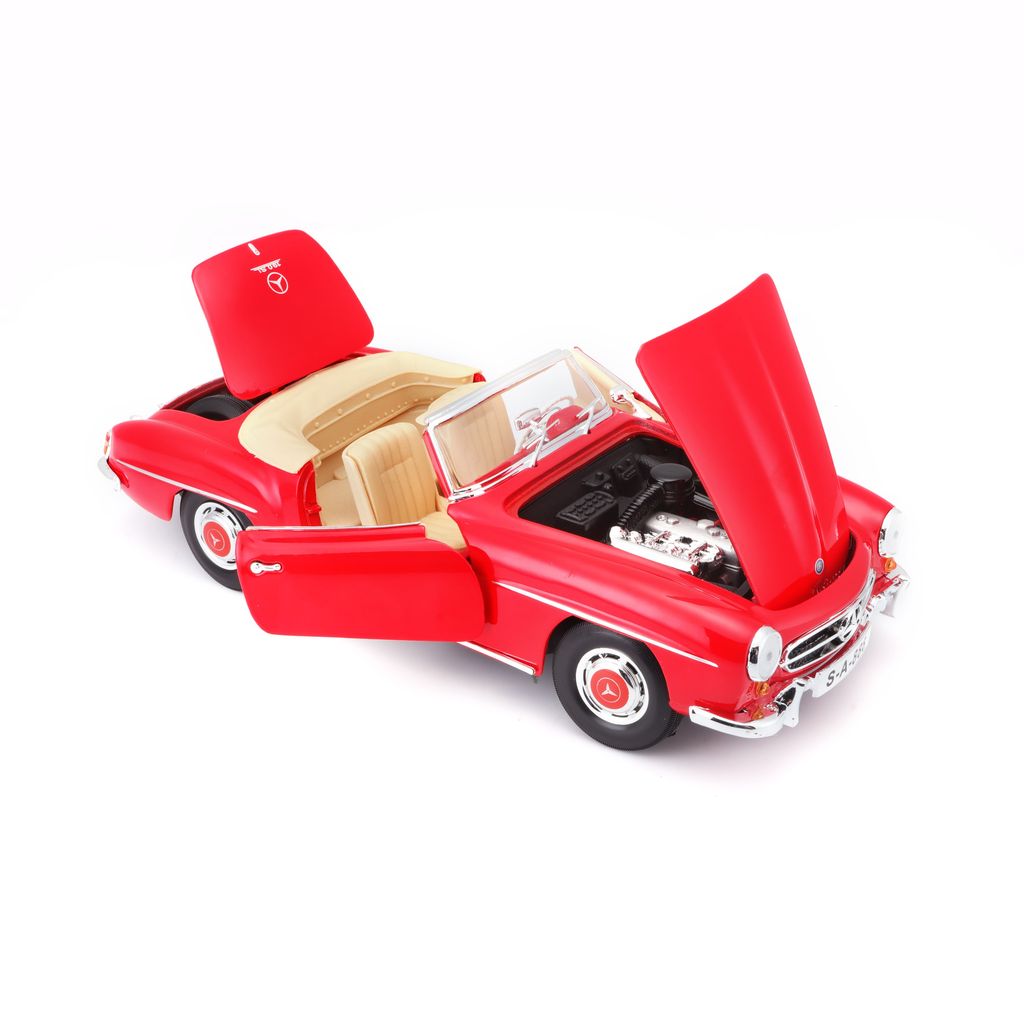 Mercedes Benz 190 SL Cabrio 1955 red 1:18 Maisto
