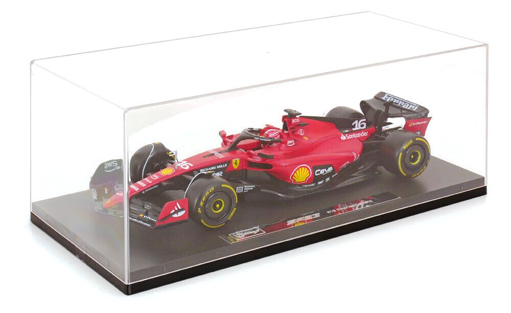 Ferrari F1 SF-23 Team Scuderia Ferrari #16 Ch.Leclerc 2023 with Showcase 1:18 Bburago