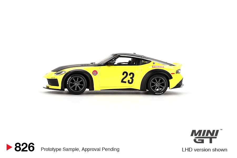 Nissan Z Ikazuchi 2024 yellow 1:64 Mini GT