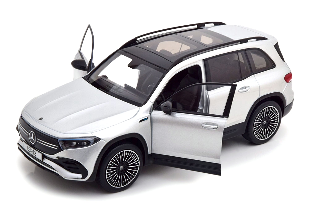 Mercedes-Benz EQB X243 iridium silver 1:18 NZG