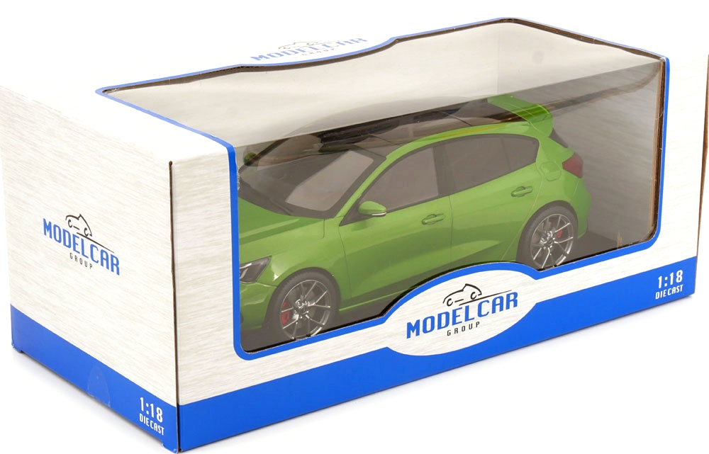 Ford Focus ST 2022 green 1:18 MCG Modelcar Group