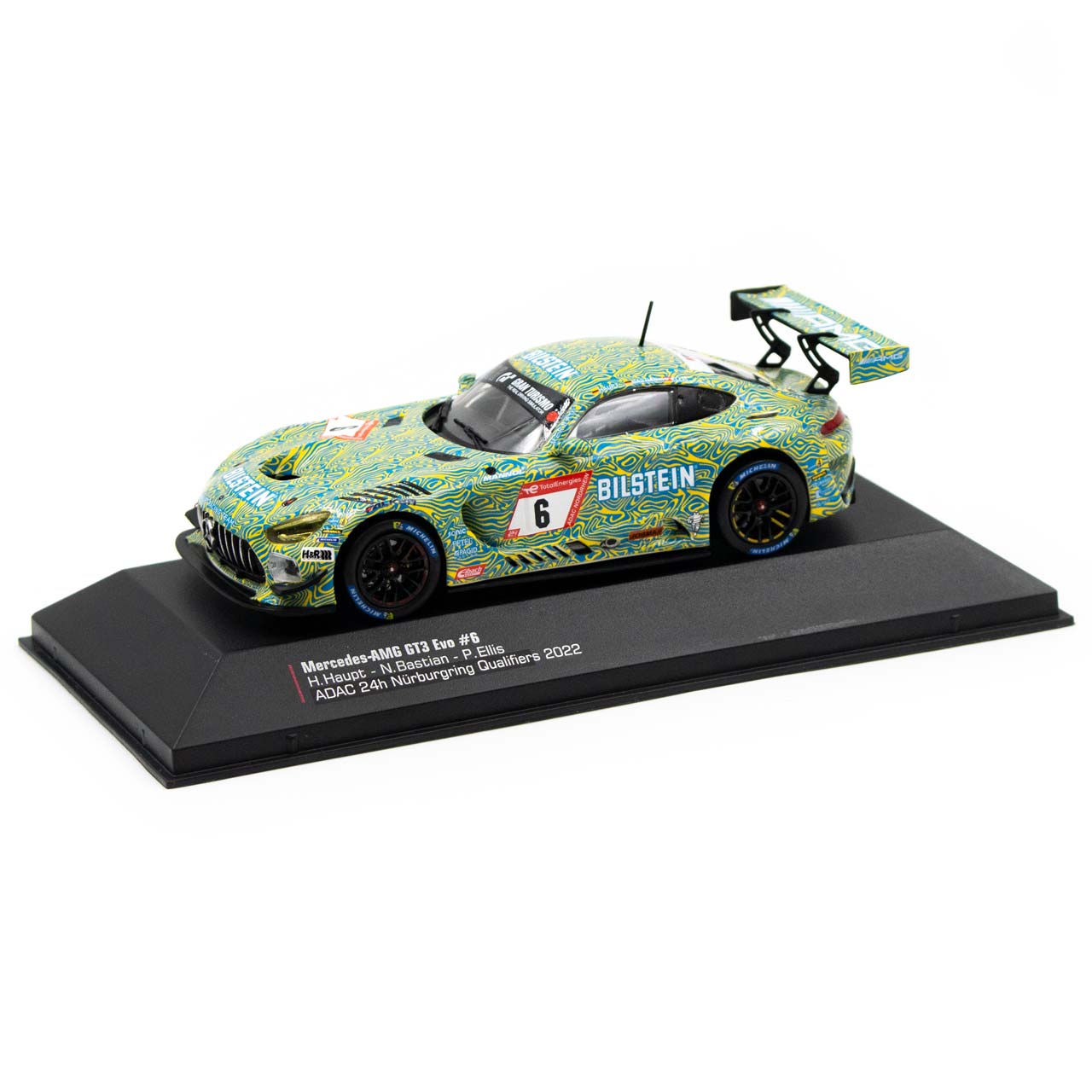 Mercedes-AMG GT3 Evo #6 Qualification 24h Nürburgring 2022 1:43 Ixo Models