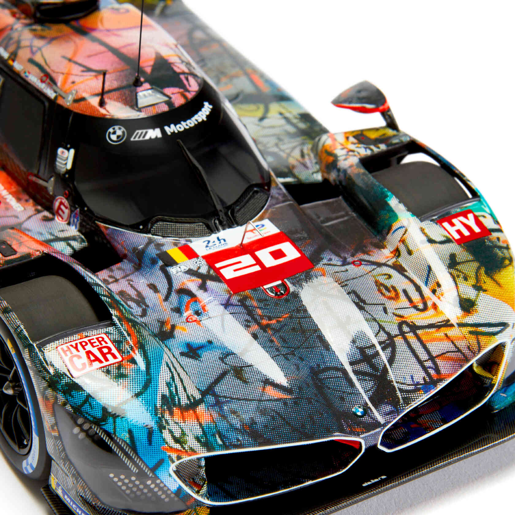 BMW M Hybrid V8 Art Car by Julie Mehretu #20 24h Le Mans 2024 1:18 Spark
