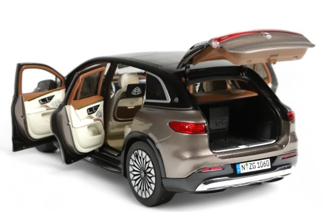 Mercedes-Maybach EQS SUV velvet brown/onyx black 1:18 NZG