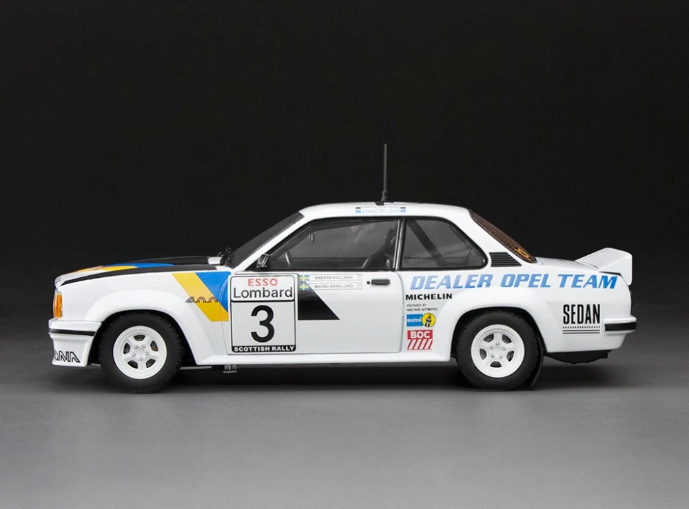 Opel Ascona 400 Rally #3 Kullang/Berglund 3rd Rally Esso Lombard RSAC Scottish 1980 1:18 Sun Star