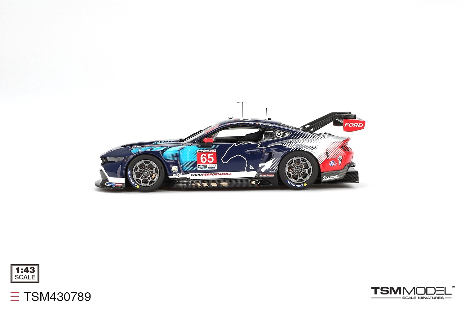 Ford Mustang GT3 #65 Ford Multimatic Motorsports Daytona 24H 2024 1:43 TSM Model