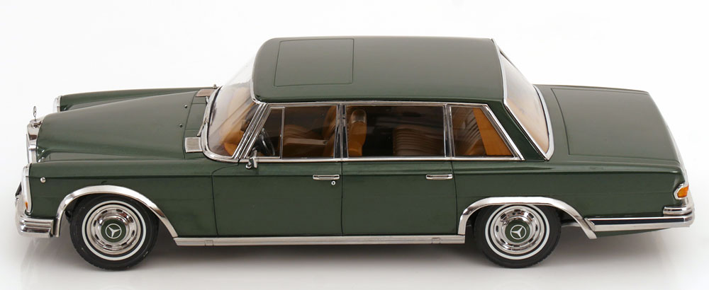 Mercedes 600 SWB W100 1963 green metallic 1:18 KK Scale