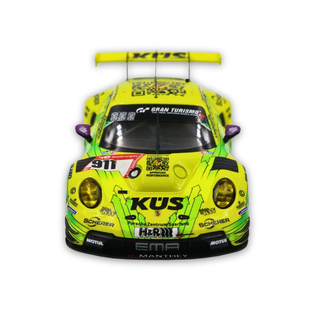 Porsche 911 992 GT3 R Team Manthey EMA #911 Preining/Estre/Makowiecki/Christensen 24H Nürburgring 2023 1:43 Ixo Models