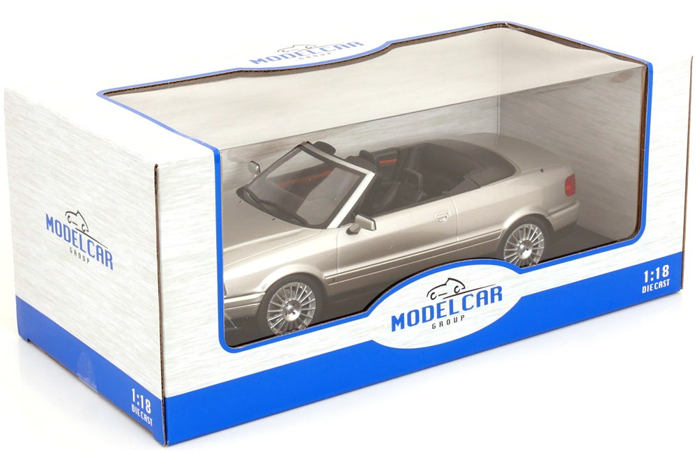 Audi Cabriolet 1991 silver 1:18 MCG Modelcar Group